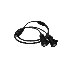 SDOPPIO "T" CEE 220V 16A nero