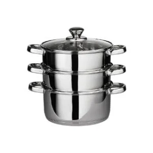 Vaporiera 4 scomparti diametro 40 cm - h 40 cm